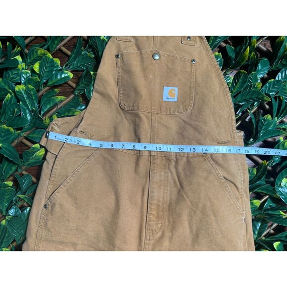 Carharyt Tan Workman Overalls Size 16 - Picture 9 of 11